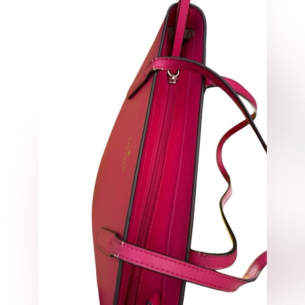 Kate Spade Pink Tote with Modern Silhouette - Picture 13 of 16